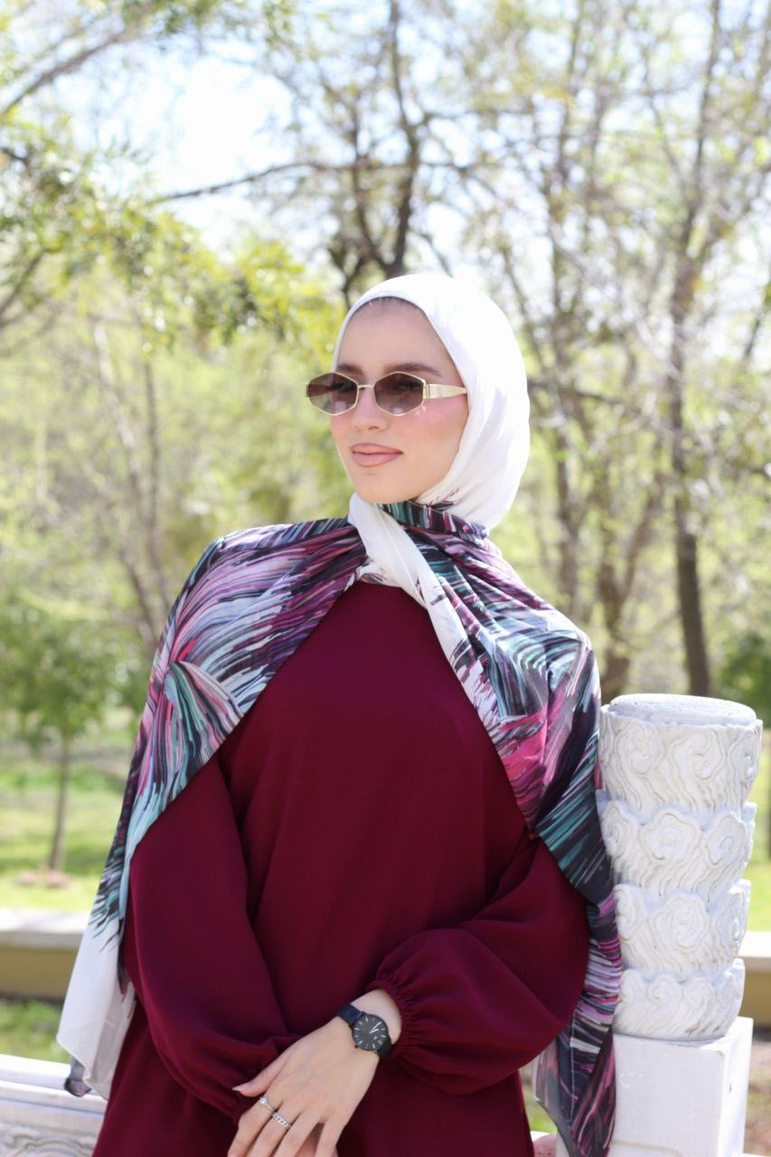 Rash Elegant & Soft Modest Scarf for Women – Lightweight, All‑Day Comfort - حجاب أنيق – شال ناعم ومريح للنساء – خفيف - للاستخدام اليوم