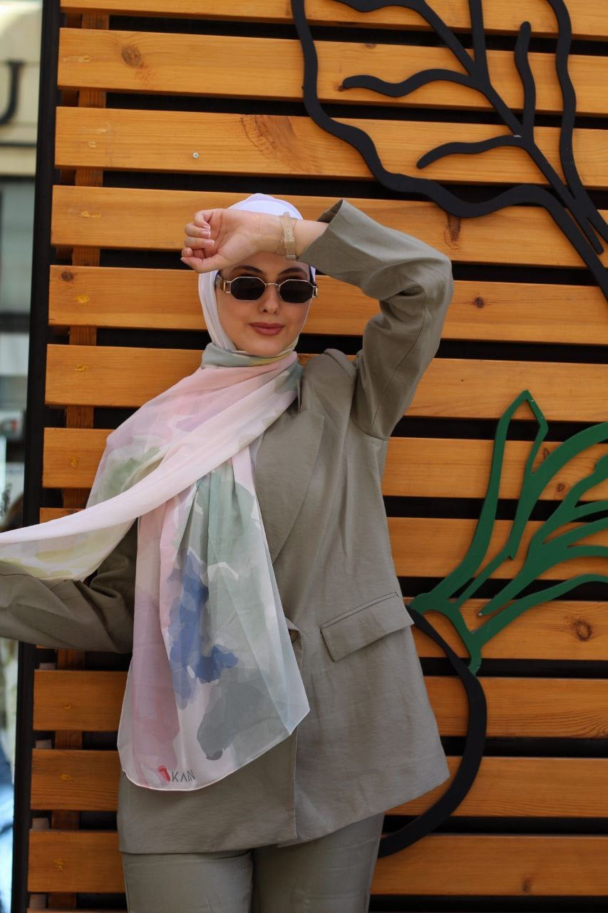 Silk Poem – Luxurious and Flowing Scarf Hijab for Elegant Everyday Wear -| حجاب شال فاخر ومتدفق لإطلالة يومية أنيقة