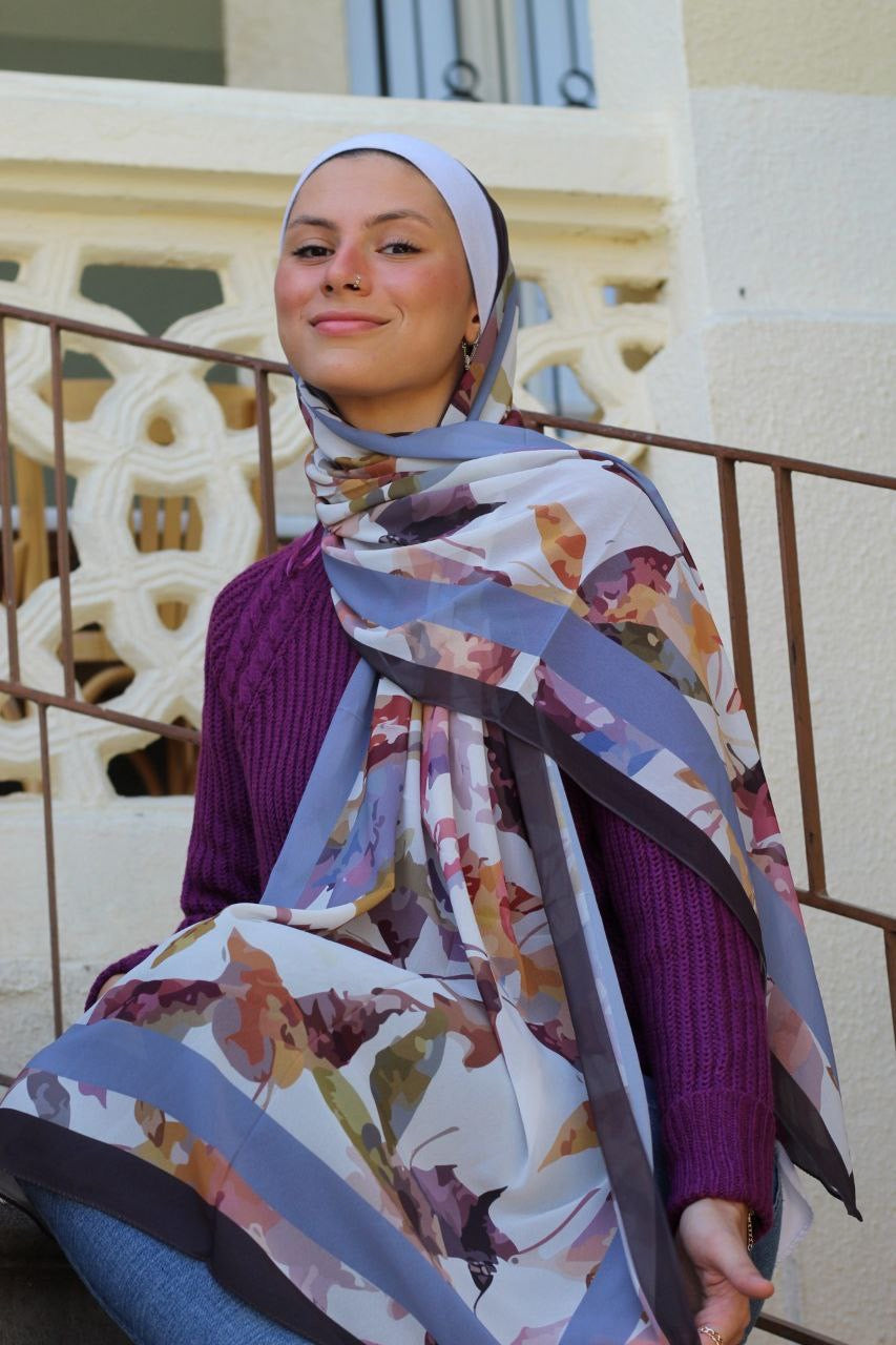 Autumn – Elegant Hijab Scarf for Women – Soft, Lightweight & Stylish Everyday Wear - حجاب أنيق للنساء – شال ناعم وخفيف وأنيق للاستخدام اليومي