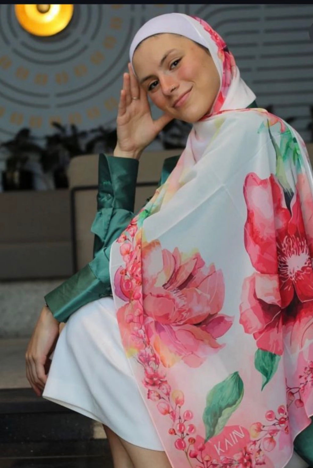 Jolly – Stylish Printed Hijab Scarf for Women – Lightweight, Soft & Elegant Design-حجاب بطبعة أنيقة للنساء – شال خفيف وناعم بتصميم مميز