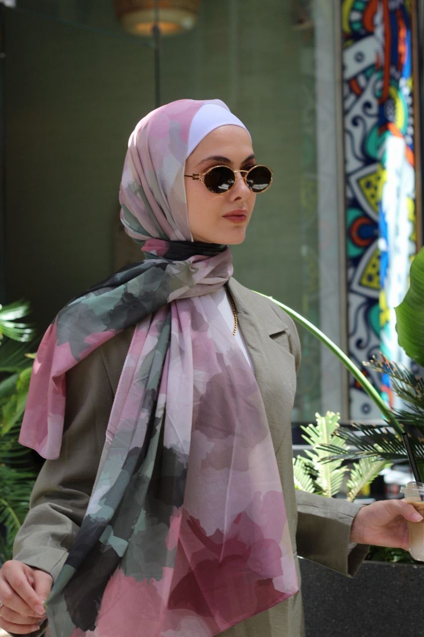 Cloud Nine – Soft and Airy Scarf Hijab for a Calm and Elegant Everyday Look | حجاب شال ناعم وخفيف لإطلالة يومية هادئة وأنيقة