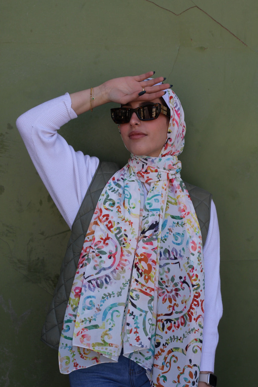 Damascus – Soft and Comfortable Scarf Hijab for Everyday Elegance | حجاب شال ناعم ومريح لأناقة يومية