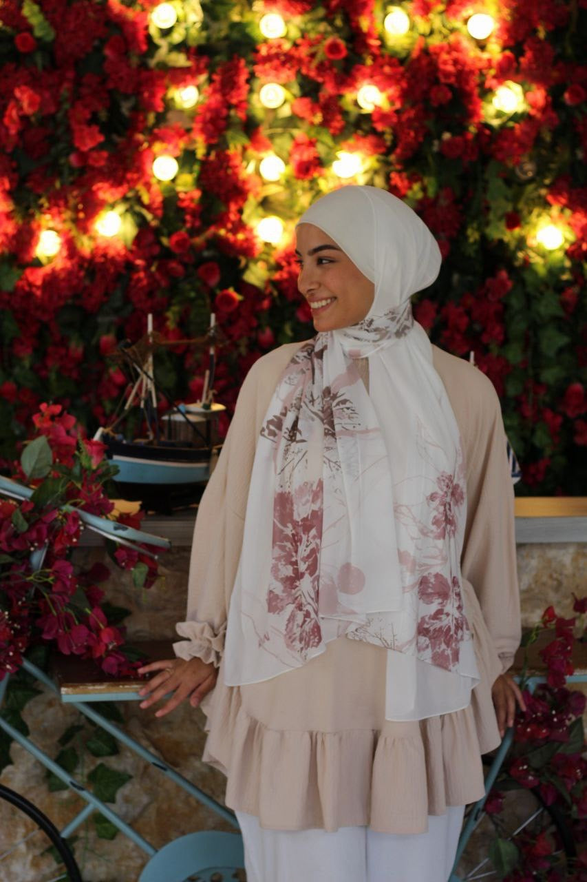 Day Dream – Soft and Airy Scarf Hijab for a Light and Elegant Everyday Look | حجاب شال ناعم وخفيف لإطلالة يومية أنيقة ومريحة