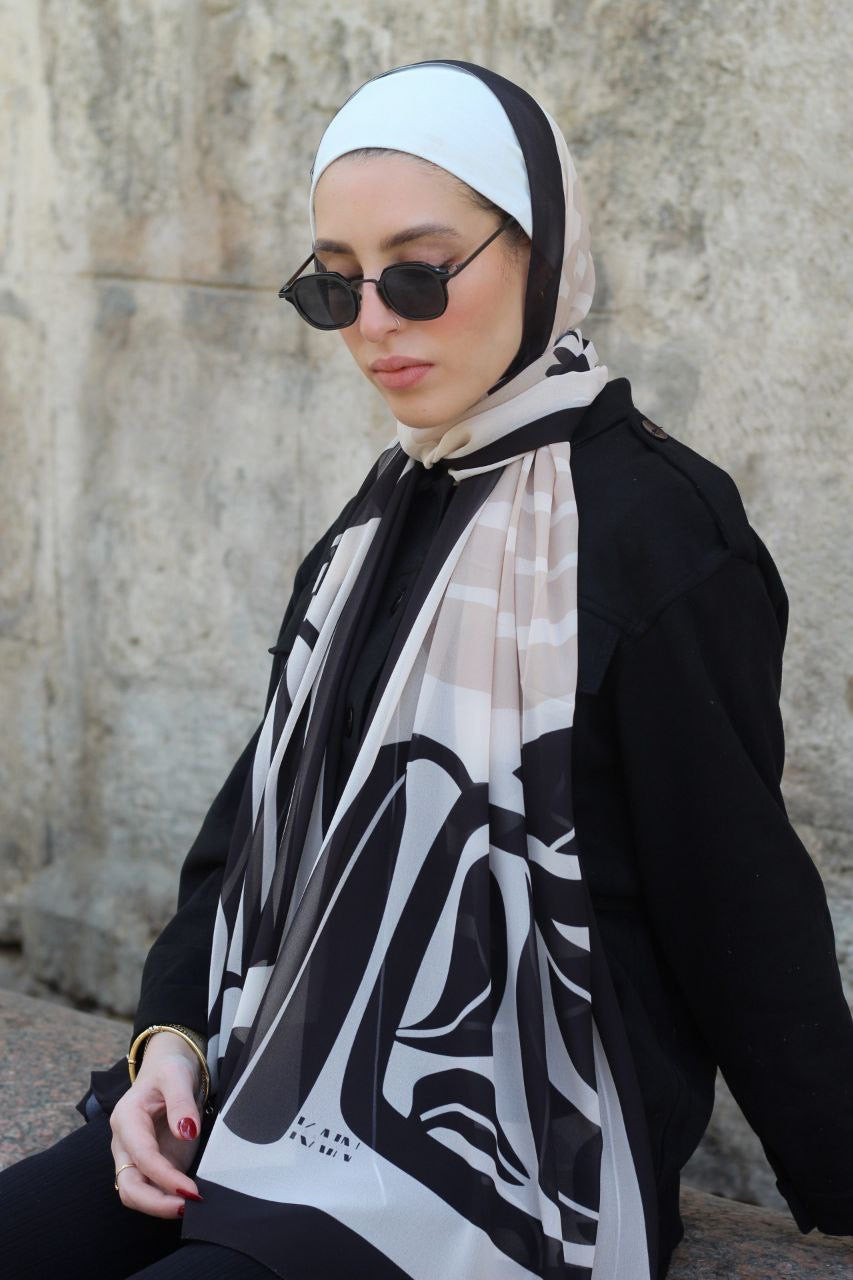 Ultimo– Elegant, Soft, Lightweight, and Comfortable Daily Scarf Hijab for Effortless Style-حجاب شال أنيق ناعم خفيف ومريح للبس اليومي بسهولة وأناقة