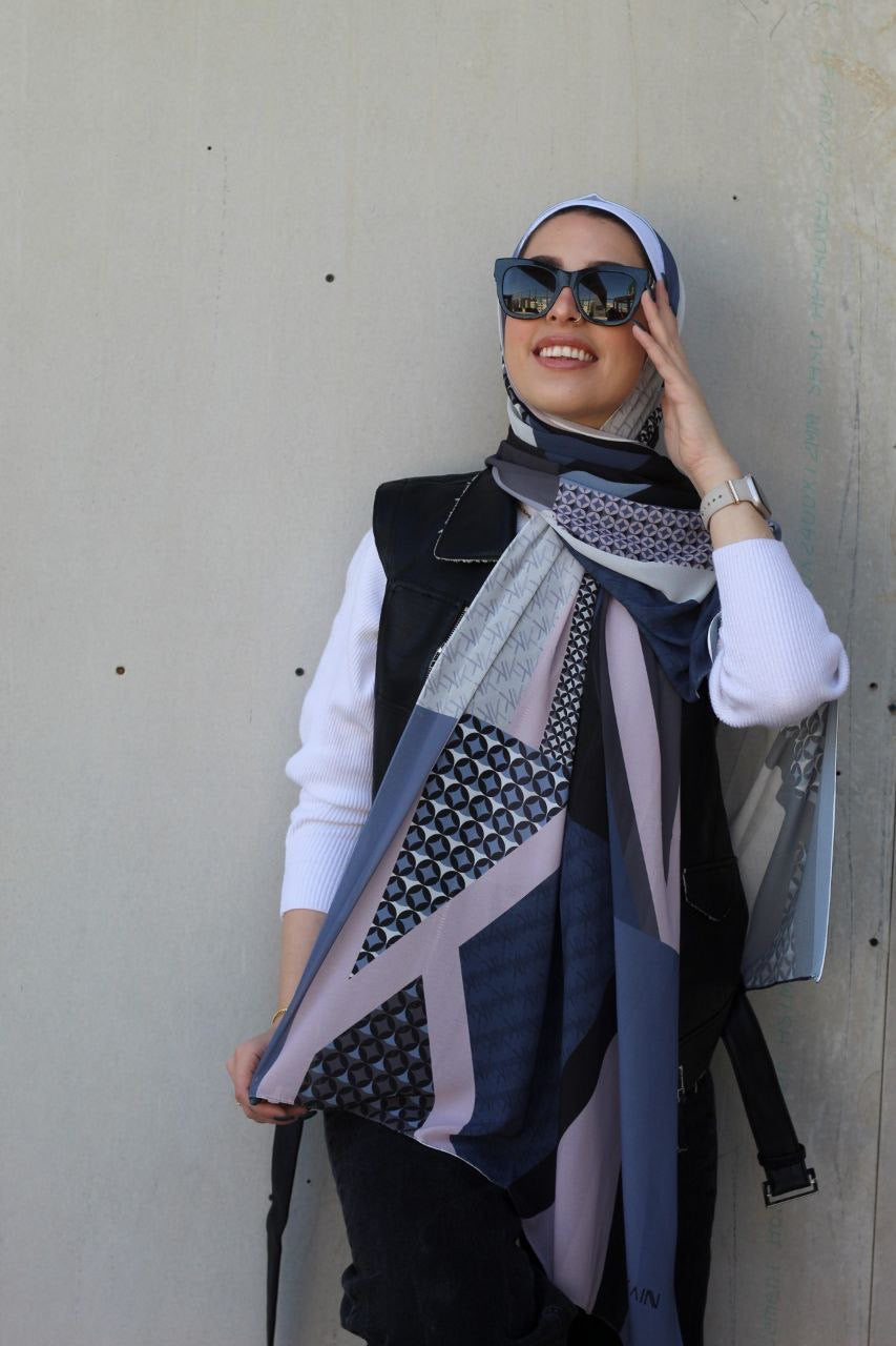 KK– Comfortable and Stylish Scarf Hijab for Everyday Wear-حجاب شال مريح وأنيق للبس اليومي