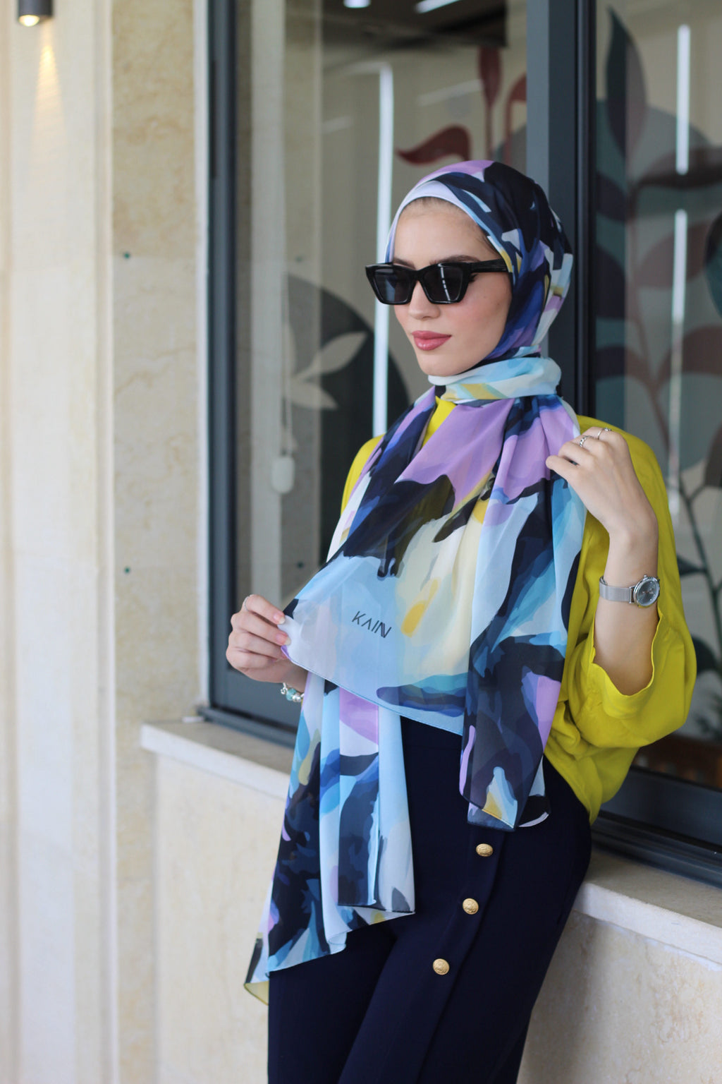Aqua Elegant & Soft Modest Scarf for Women – Lightweight, All‑Day Comfort - حجاب أنيق – شال ناعم ومريح للنساء – خفيف - للاستخدام اليومي