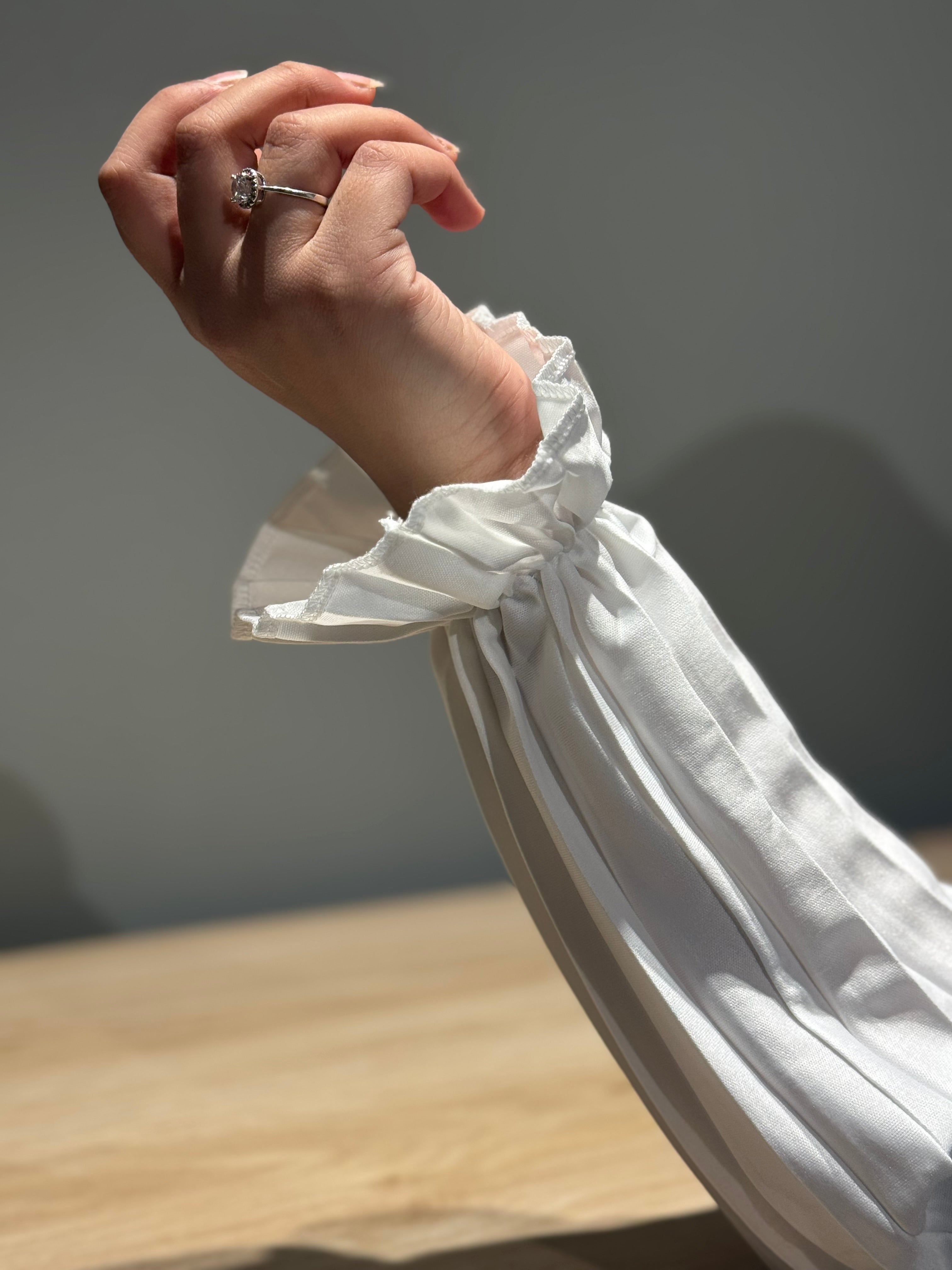 Pleated Sleeves