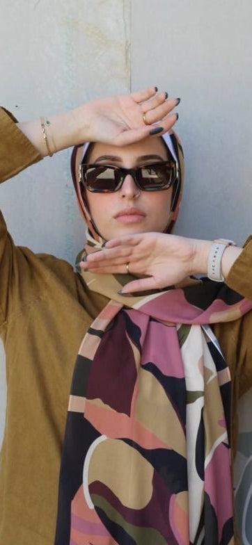 Olivia Elegant & Soft Modest Scarf for Women – Lightweight, All‑Day Comfort - حجاب أنيق – شال ناعم ومريح للنساء – خفيف - للاستخدام اليوم