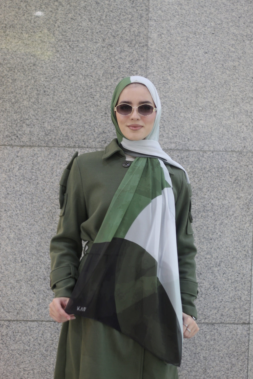 Circles -Trendy Hijab Scarf for Women – Soft & Lightweight- حجاب عصري للنساء / شال ناعم وخفيف