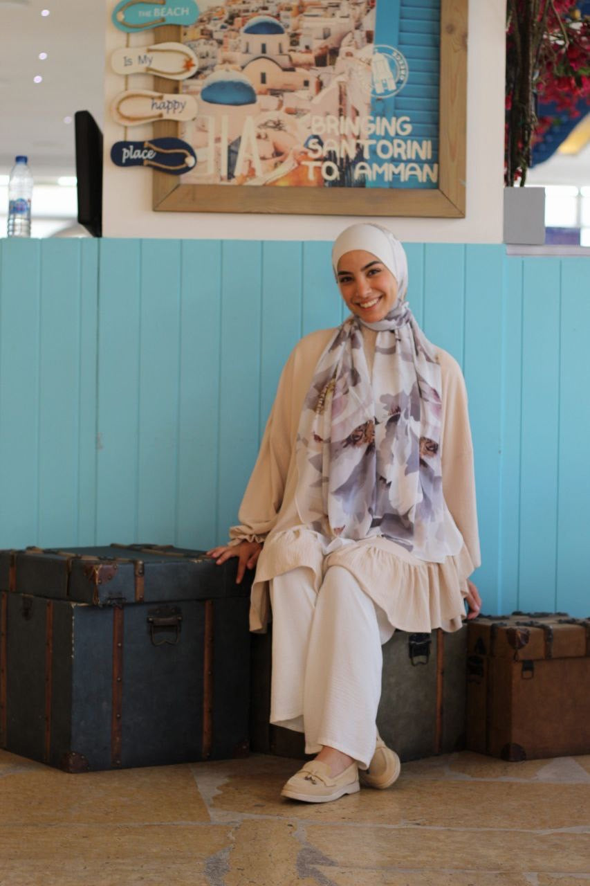 Dreamy – Soft and Light Scarf Hijab for a Calm and Elegant Everyday Look | حجاب شال ناعم وخفيف لإطلالة يومية هادئة وأنيقة