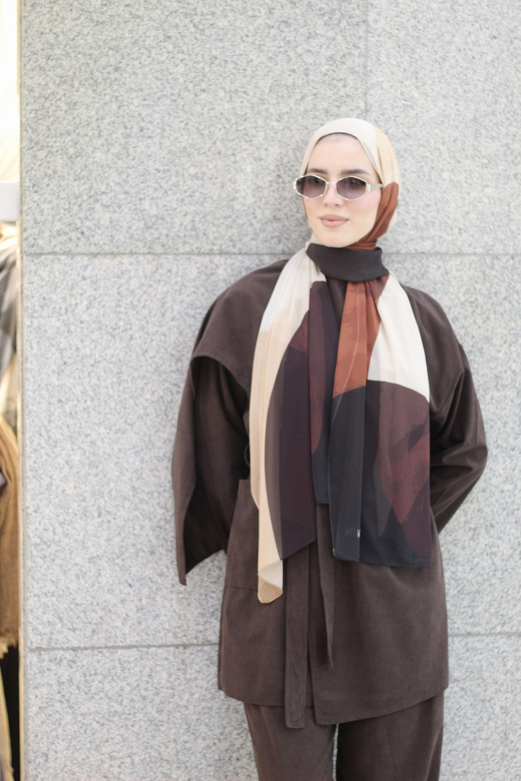 Circles -Trendy Hijab Scarf for Women – Soft & Lightweight- حجاب عصري للنساء / شال ناعم وخفيف