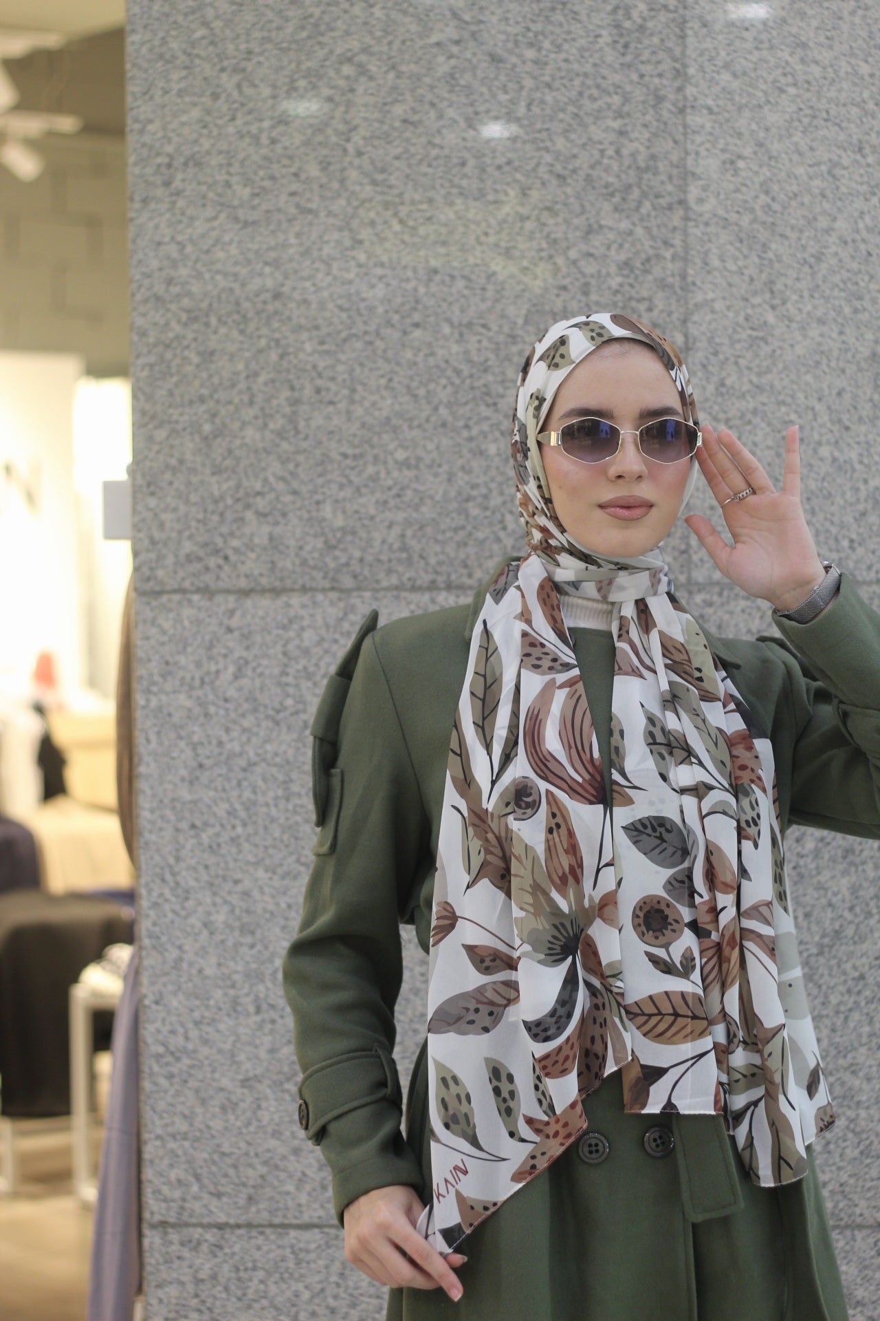 Warm Autumn– Cozy Hijab Scarf for Women with Autumn-Inspired Colors – Soft & Lightweight-حجاب دافئ للنساء بألوان مستوحاة من الخريف – شال ناعم وخفيف