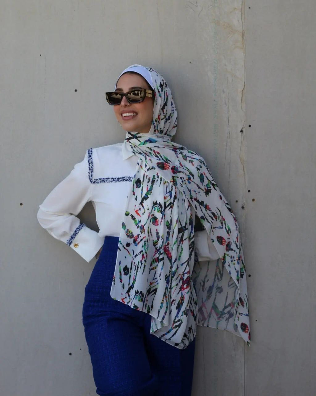 Arrows  – Soft, Lightweight & Elegant Everyday Wear-حجاب /شال ناعم وخفيف وأنيق للاستخدام اليومي