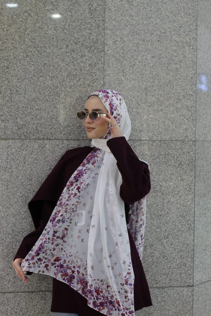 Its Raining-  KAIN-Trendy Hijab Scarf for Women- حجاب / شال عصري للنساء