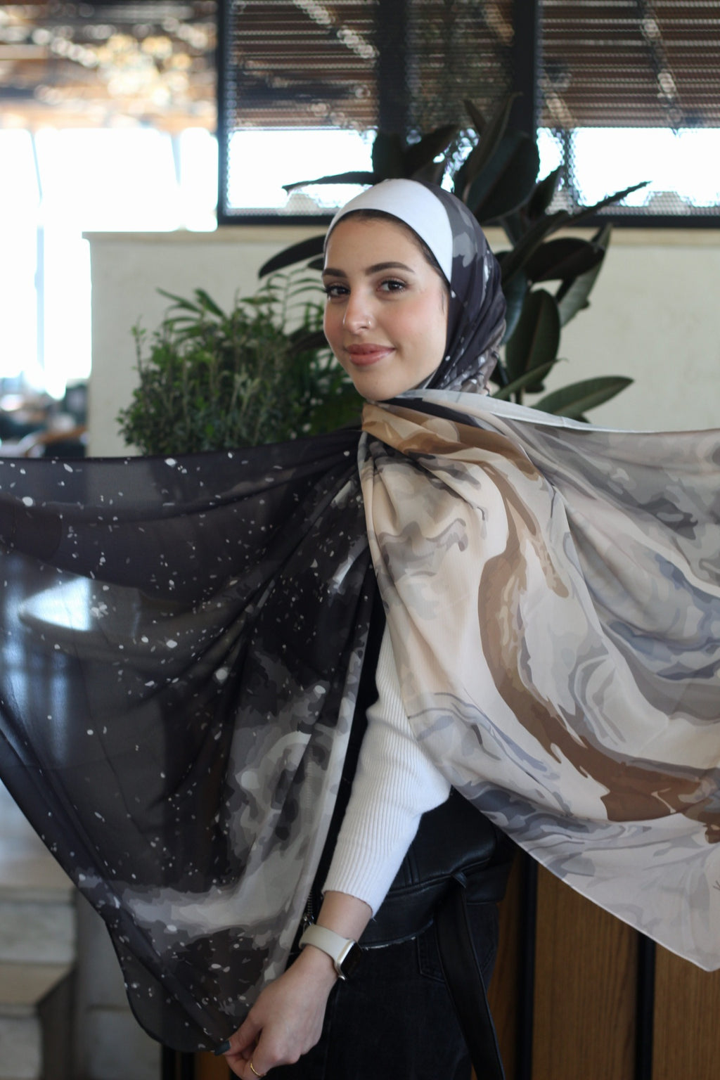 Nebula Hijab – Elegant & Soft Modest Scarf for Women – Lightweight, All‑Day Comfort - حجاب أنيق – شال ناعم ومريح للنساء – خفيف - للاستخدام اليومي