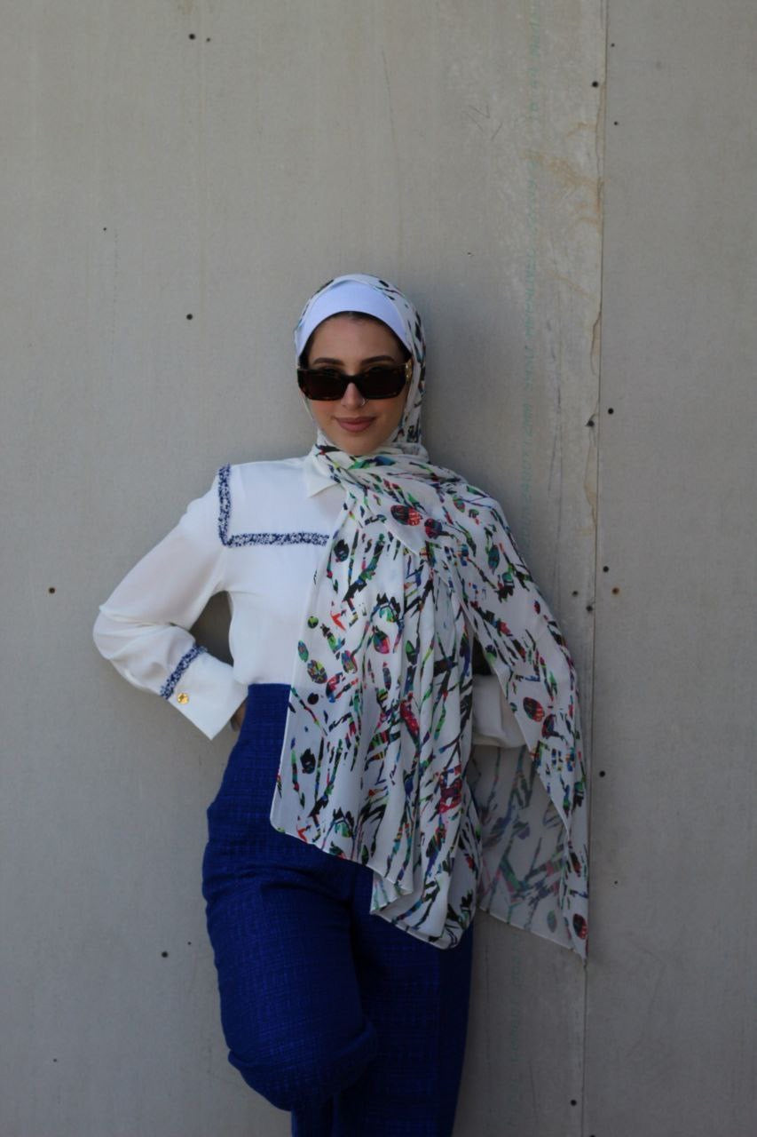 Arrows  – Soft, Lightweight & Elegant Everyday Wear-حجاب /شال ناعم وخفيف وأنيق للاستخدام اليومي