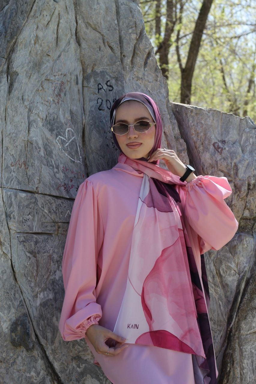 Peaceful Elegant & Soft Modest Scarf for Women – Lightweight, All‑Day Comfort - حجاب أنيق – شال ناعم ومريح للنساء – خفيف - للاستخدام اليوم (Copy)