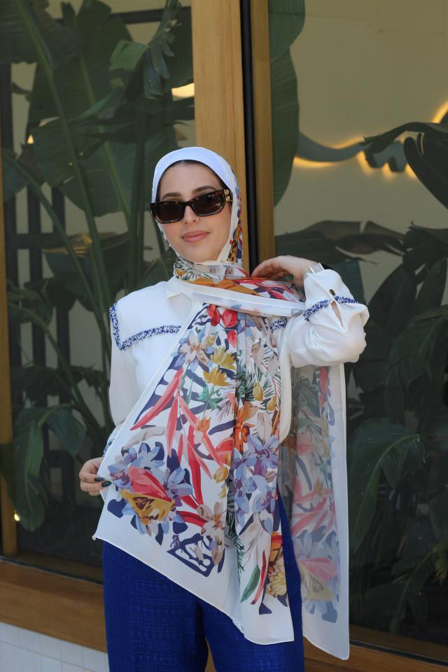 Bali Lightweight and Flowing Scarf Hijab for Effortless Daily Elegance -حجاب شال خفيف ومتدفق لإطلالة يومية أنيقة بسهولة