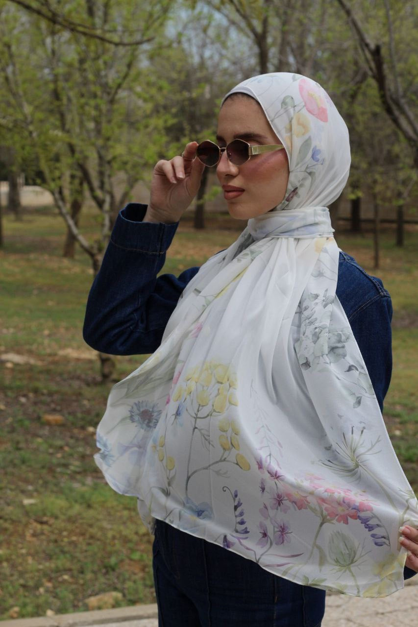 Springfield Elegant & Soft Modest Scarf for Women – Lightweight, All‑Day Comfort - حجاب أنيق – شال ناعم ومريح للنساء – خفيف - للاستخدام اليوم