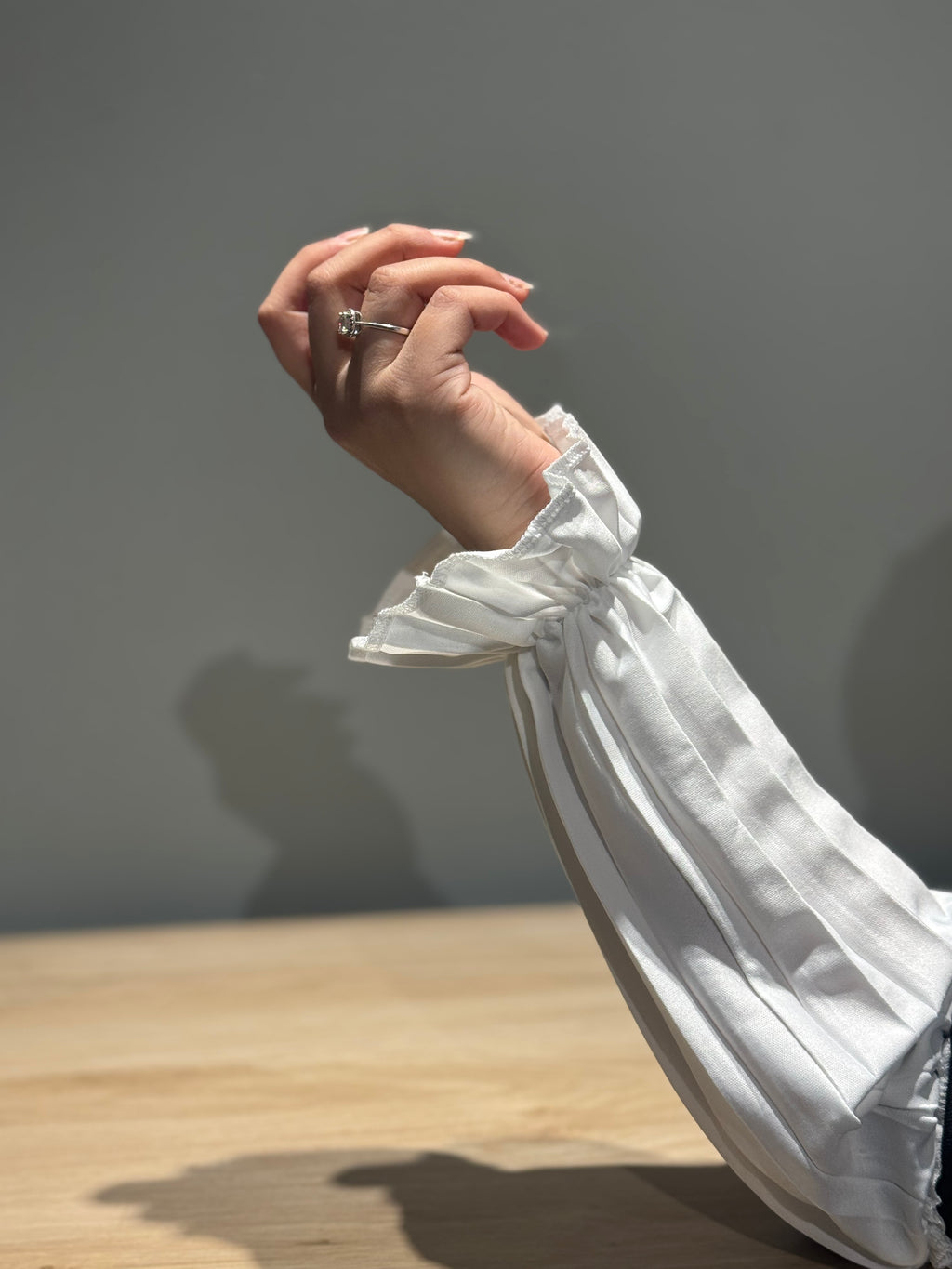 Pleated Sleeves