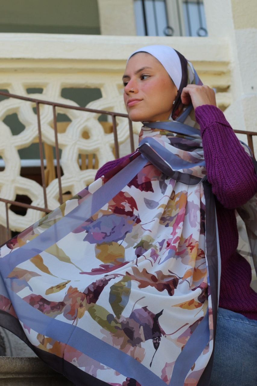 Autumn – Elegant Hijab Scarf for Women – Soft, Lightweight & Stylish Everyday Wear - حجاب أنيق للنساء – شال ناعم وخفيف وأنيق للاستخدام اليومي