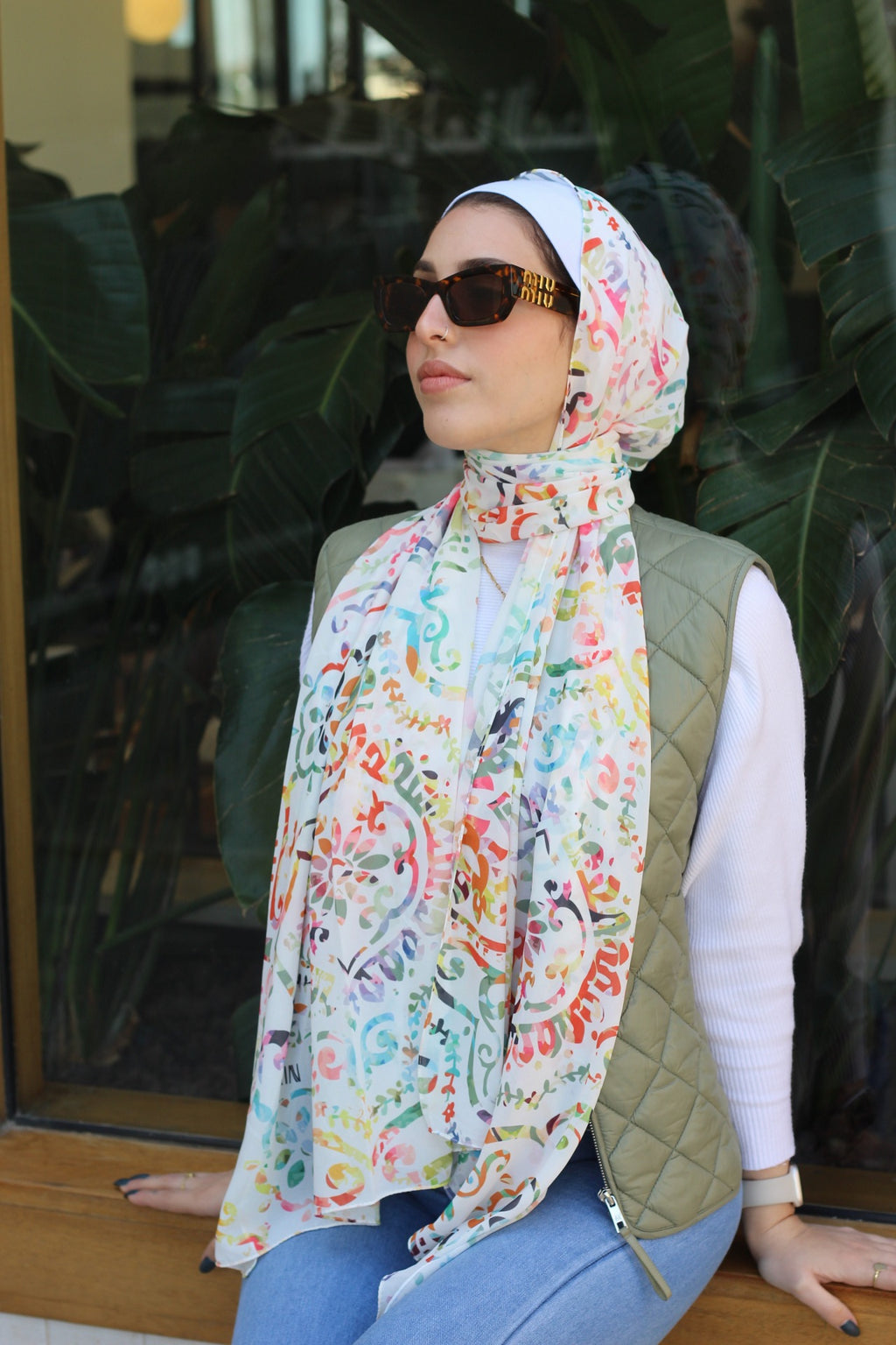Damascus – Soft and Comfortable Scarf Hijab for Everyday Elegance | حجاب شال ناعم ومريح لأناقة يومية