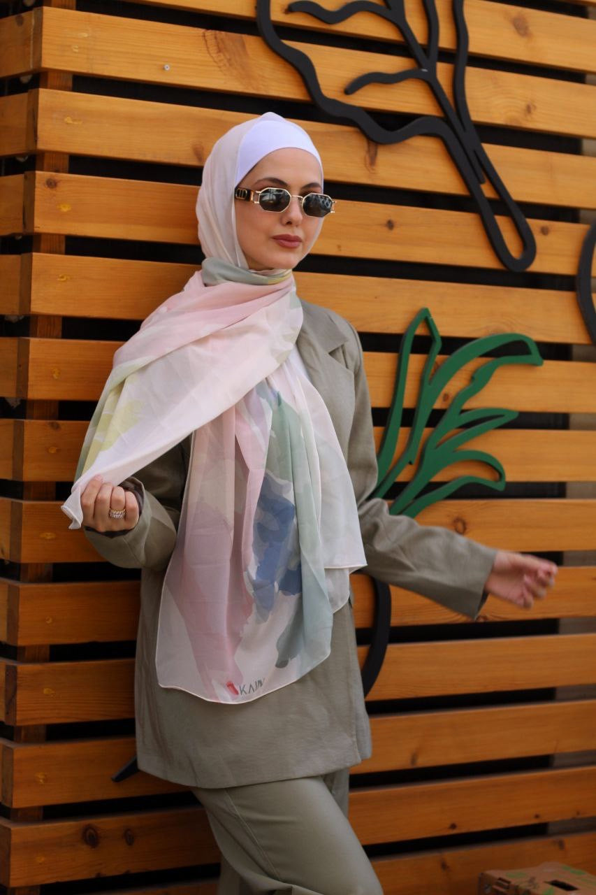Silk Poem – Luxurious and Flowing Scarf Hijab for Elegant Everyday Wear -| حجاب شال فاخر ومتدفق لإطلالة يومية أنيقة