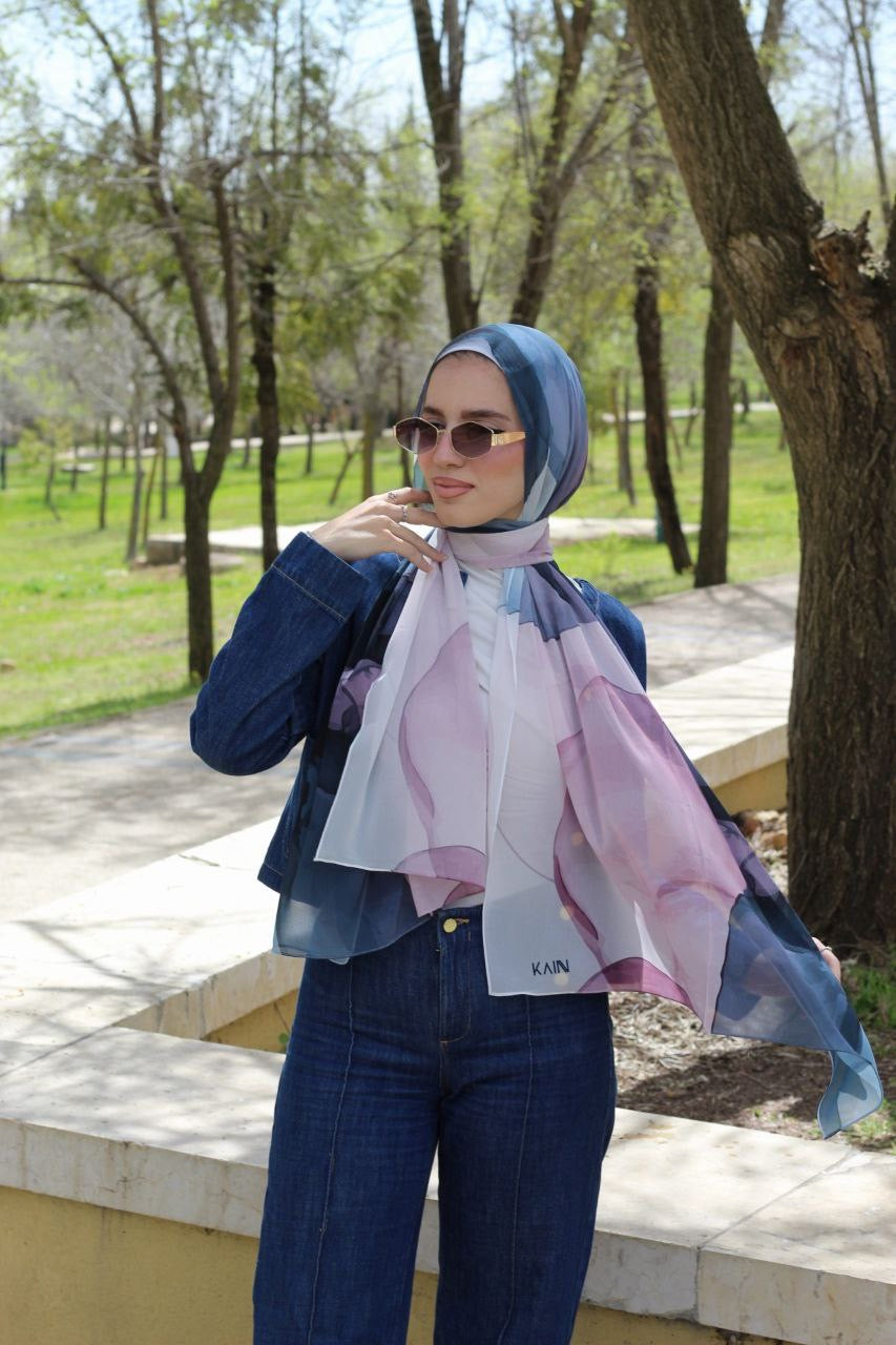 Peaceful Elegant & Soft Modest Scarf for Women – Lightweight, All‑Day Comfort - حجاب أنيق – شال ناعم ومريح للنساء – خفيف - للاستخدام اليوم (Copy)