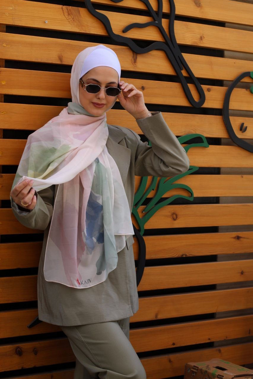 Silk Poem – Luxurious and Flowing Scarf Hijab for Elegant Everyday Wear -| حجاب شال فاخر ومتدفق لإطلالة يومية أنيقة