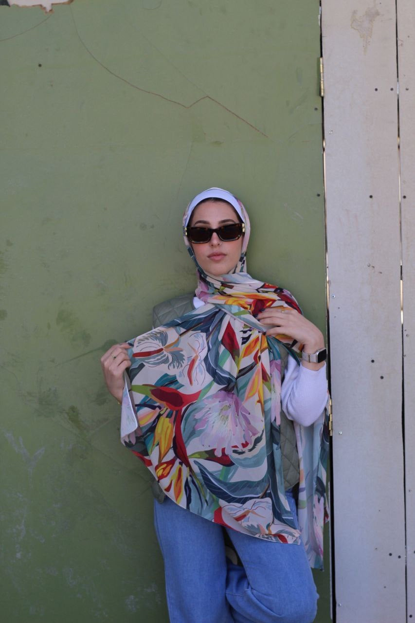 Heaven Bird – Graceful and Comfortable Scarf Hijab for a Beautiful Everyday Look حجاب شال أنيق ومريح لإطلالة يومية جميلة