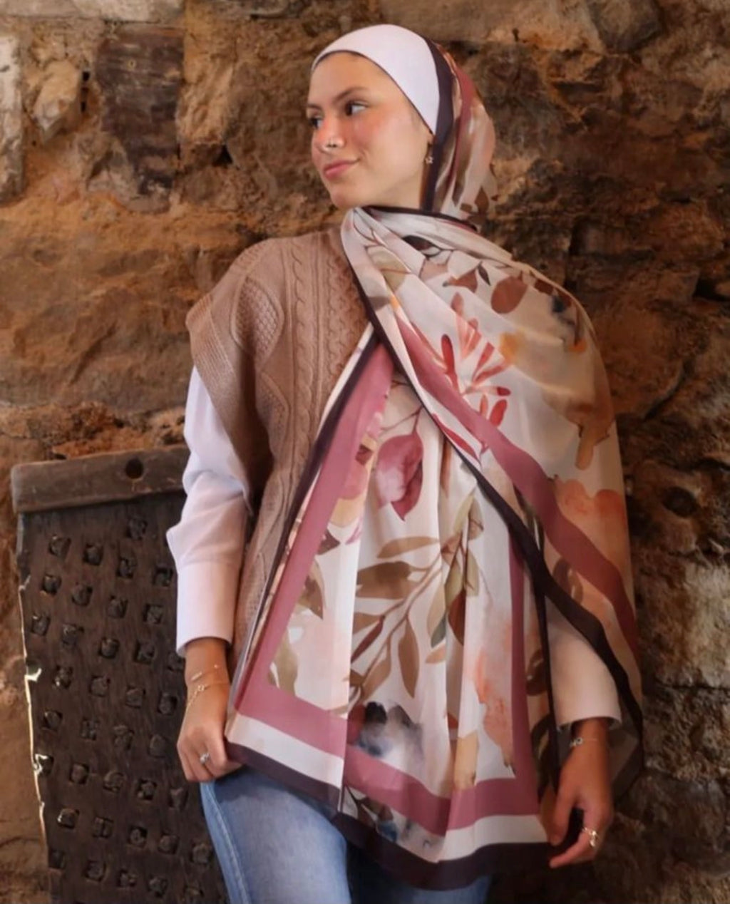 Autumn – Elegant Hijab Scarf for Women – Soft, Lightweight & Stylish Everyday Wear - حجاب أنيق للنساء – شال ناعم وخفيف وأنيق للاستخدام اليومي